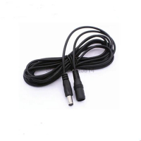 100pcs/lot 3M DC Power Extension 2.1mm X 5.5mm Cord Cable CCTV Extender Male to Female 3 Meter DHL Free shipping