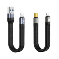 OTG data cable Type C to iOS PD 20W QC Cord short USBA to Lightning USB Female adapter USBC for iPhone Splitter Short Line