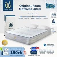 Uniland Sleep Kasur Busa Original 30cm Foam Mattress Box Free Bantal & Free Ongkir Jawa Bali 120 x 2