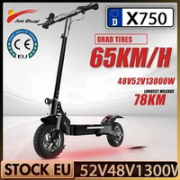 X750 Electric Scooter 65KM/H Top Speed 78KM Max Range Scooter Electric Max Loading 150KG Adult E Scooters with LCD Screen