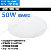 【燈王的店】億光 LED 50W星晴單色吸頂燈 壁切開關 客廳燈 房間燈 餐廳燈 PE85EL003 PE85EL004
