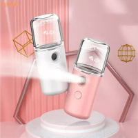 Mini Nano Mist Facial Sprayer Beauty Instrument USB Humidifier Rechargeable Nebulizer Face Steamer Moisturizing Beauty Tool