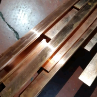 plat strip tembaga busbar tebal 5mm lebar 30mm panjang 50cm