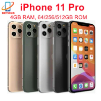 Apple iPhone11 Pro 5.8" Face ID 64/256/512GB A13 IOS iPhone 11 Pro 11Pro Genuine Unlocked Original 4G LTE 95% New Cell Phone