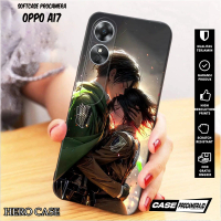 Case For OPPO A17 - casing OPPO A17 Anime Aot - Case Custom - Case Pro Camera - Softcase - Kesing - 