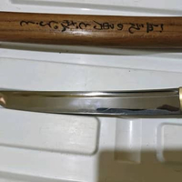 Tanto Jepang bahan baja D2, sarung kayu, handle kayu Handmade