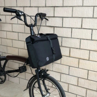 TWTOPSE Cycling Bike Bag For Brompton Dahon Tern Fnhon 3SIXTY Folding Bike Resistant Rain Bag With Bike Front Carrier Block