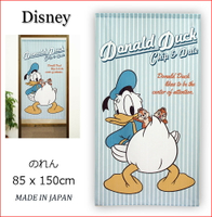 日本製 迪士尼 唐老鴨與奇奇蒂蒂 滿版圖案 門簾 85x150cm｜小鶴日貨