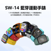 【IS】SW-14 藍芽運動手錶(支援繁體字推播/支援LINE訊息通知)