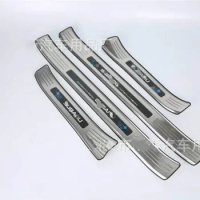 For Subaru Xv 2018 High Quality Stainless Steel Scuff Plate Door Sill Trim 4 Pcs Set Car Accessories Car-styling