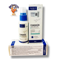 Thuốc xịt trị nấm viêm da cho chó mèo Alkin Fungikur (hàng Kỳ Nam có tem)