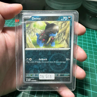 DN 513 TCG Pokemon Pokémon Deino 138/193 Paldea Evolved 2023 Dark Dragon Forest Ambush Artwork Scarl