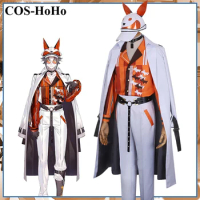 COS-HoHo Anime Vtuber Luxiem Nijisanji Mysta Rias Game Suit Handsome Uniform Cosplay Costume Party Role Play Outfit Men M-XXL