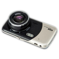 4 Inch Lcd IPS Dual Lens Car Dash Cam FHD 1080P Dashboard Camera 170°Driving DVR