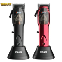 2023 WMARK NG-9002 High Speed Professional Hair Clipper Microchipped Magnetic Motor 9000RPM With Charge Stand Trimmer For Men