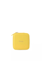 RABEANCO [Online Exclusive] Zip-Around Leather Jewellery Box - Mustard Yellow