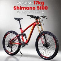 26/27.5Inch Aluminum Alloy Soft Tail frame Mountain Bike 11 Speed Dual shock absorption Hydraulic Brake Off-road Bicycle aldult