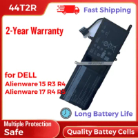 68Wh 44T2R Spare Backup Replacement Laptop Battery for Dell Alienware 15 R3 R4 Alienware 17 R4 R5 15.2V Long Battery Life Li-ion