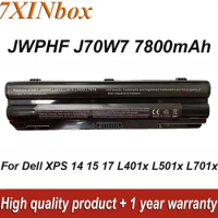 7XINbox JWPHF J70W7 11.1V 7800mAh R795X Laptop Battery For DELL XPS 14 14D 15 15D 17 17D L401x L501x L701x L701x 3D L702x Series