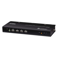ATEN CS742H 雙埠 USB2.0 真 4K HDMI 雙 KVMMP 切換器 黑色 (V164)  