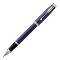 【PARKER】新經典系列寶藍白夾鋼筆