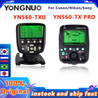 YONGNUO YN560-TX II / YN560-TX Pro Wireless Flash Controller And Transmitter Trigger For DSLR Canon Nikon YN560IV YN660 RF603