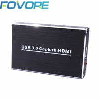 HDMI Capture Card Live Streaming Video Capture Device USB 3.0 4K 1080P HD Grabber Dongle Box Recording Capturing for PC PS4 Game