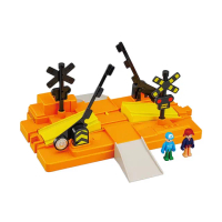 【TAKARA TOMY】PLARAIL 鐵道王國 火車配件 J-27 Plakids 平交道(多美火車)