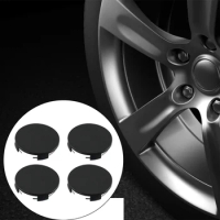 4xCar Wheel-Centre-Hub 59mm / 65mm ABS-Car Exterior Universal CarWheel Centre Hub Cover Center ABS Rims Cap Black