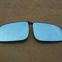 2pcs Heated w/Turn Signal Side View Mirror Blue Glasses For Toyota Wish 2011-2019