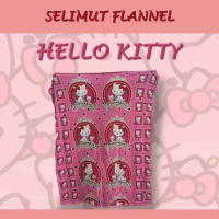 Selimut Flannel - Hangat Ringan Lembut Tebal Uk 160x200 Motif  - Hello Kitty
