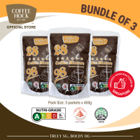[BUNDLE OF 3] Coffeehock 2898 Coffee Powder |   450g Quick Processing