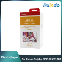 Original for Canon Selphy CP1300 CP1200 CP1000 CP910 CP1500 RP-108 Ink Cassette Photo Paper Set Printer KP108IN 6 Inch