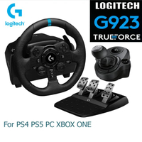 พวงมาลัย Logitech G923 TRUEFORCE SIM RACING WHEEL + เกียร์ Logitech (ประกันศูนย์ 2ปี)