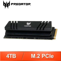 ACER 宏碁 Predator GM7000 4TB M.2 PCIe Gen4x4 SSD固態硬碟(含散熱片)
