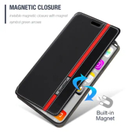 For Sony Xperia 5 Vi Case Fashion Multicolor Magnetic Closure Leather Flip Case Cover with Card Holder For Sony Xperia 5 IIIIII