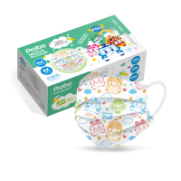 即期品【博寶兒】波力POLI 兒童醫療口罩30入/盒 2026.8-9月(台灣製 2D平面 寬耳帶 四層過濾)