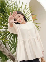 Ederra Sabbie Blouse / Blouse Wanita / Atasan Wanita L/XL Silence