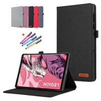 Case for Legion Y700 2023 Case 8.8 inch Soft Fabric Stand Flip Cover for Lenovo Legion Y700 2023 Case for y700 legion 2023 + Pen