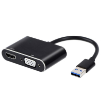 Usb 3.0轉Hdmi Vga高清轉接線  HDMI轉換AV【SF】