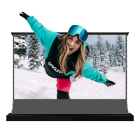 VIVIDSTORM 84inch Retractable Screen Portable Indoor Projector Screen ALR Obsidian 0.8 Long Focus HD ALR Black Crystal