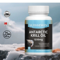 SUISSEWIN Krill Antartika 60 Kapsul Astaxanthin Kapsul Astaxanthin untuk Peningkatan Kardiovaskular 