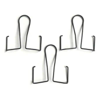 3pcs Clips Replacement Metal Belt Clip For Shure ULX U1 ULX1 ULXD UR24D BodyPack Transmitter