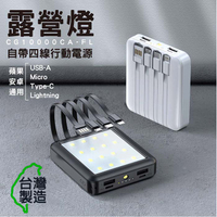 【限時免運優惠】MINIQ 露營燈LED照明/自帶四線行動電源(台灣製造)