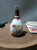 日本回流瓷器古董大正時期細路老九谷瓷器九谷瓶德利，全品，畫工