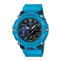 【CASIO 卡西歐】G-SHOCK 碳纖維戶外冒險手錶(藍_GA-2200-2A)