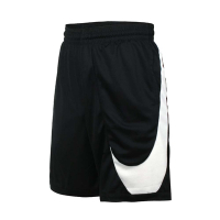 NIKE 男籃球短褲-DRI-FIT 球褲 五分褲 針織 運動 大勾 DH6764-013 黑白