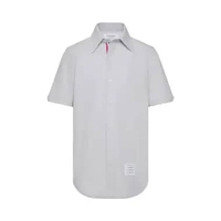 Thom Browne Oxford Short Sleeve Shirt Medium Grey 2 Grey