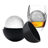 Whiskey Round Ice Cube Maker Silicone Spherical Ice Mould Ice Maker Machine Quick Freezer Ice Mold Tray Reusable Ice Cream Molds