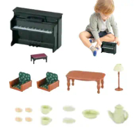 Doll House Furniture Set Doll House Accessories Decorations Miniature Doll House Accessories Learning &amp; Education Toys For Kids